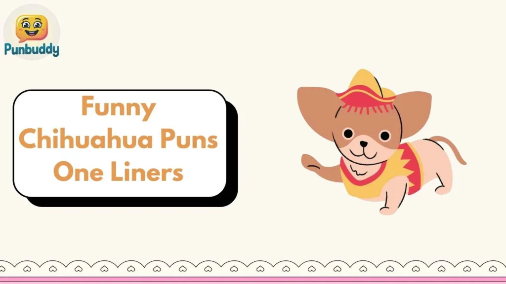 Funny Chihuahua Puns One Liners