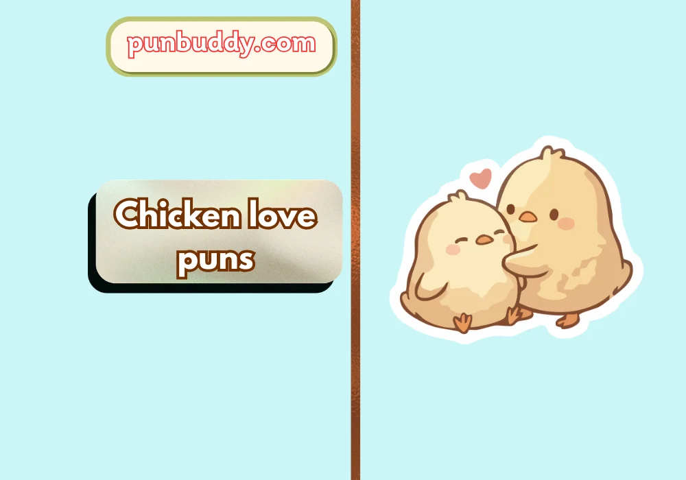 Chicken love puns