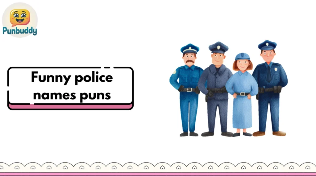 Funny police names puns